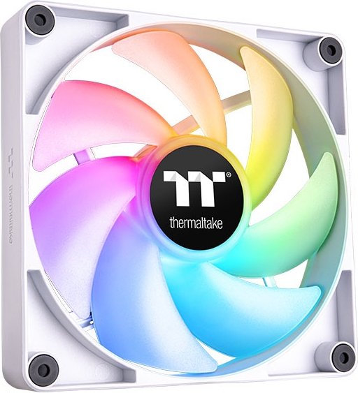 Thermaltake ct120 sync ventilator koeler v 776579 2 orig - Thermaltake CT120 ARGB Sync PC Cooling Fan 120mm Case Fan (White)