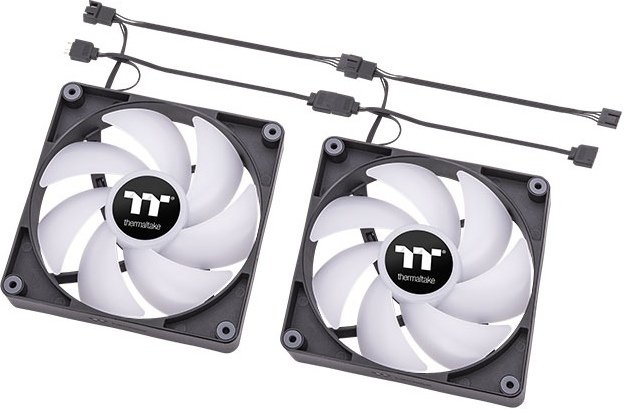 Thermaltake ct120 sync ventilator koeler v 776606 - Thermaltake CT120 ARGB Sync PC Cooling Fan 120mm Case Fan (Black)