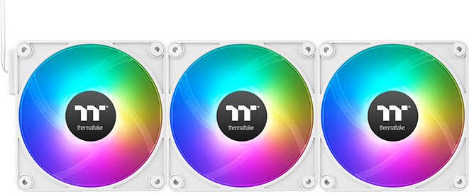 Thermaltake ct140 ex sync pc cooling fan 776641 - Thermaltake CT140 EX ARGB Sync PC Cooling Fan 140mm Case Fan (White)