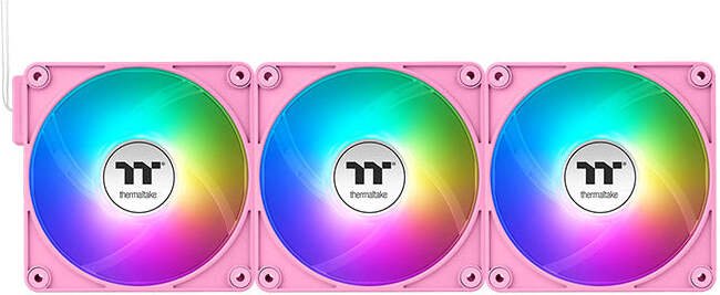 Thermaltake ct140 ex sync reverse ventilat 776572 - Thermaltake CT140 EX Reverse ARGB Sync PC 140mm Case Fan (Pink)