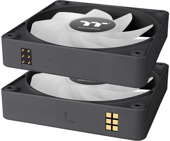 Thermaltake ct140 ex sync reverse ventilat 776723 4 orig - Thermaltake CT140 EX Reverse ARGB Sync PC 140mm Case Fan (Black)