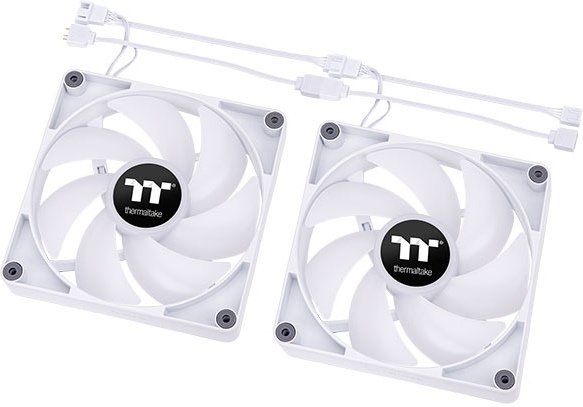 Thermaltake ct140 sync ventilator koeler v 1092706 - Thermaltake CT140 ARGB Sync PC Cooling Fan 140mm Case Fan (White)