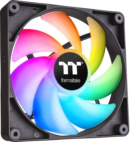 Thermaltake ct140 sync ventilator koeler v 776612 3 orig - Thermaltake CT140 ARGB Sync PC Cooling Fan 140mm Case Fan (Black)