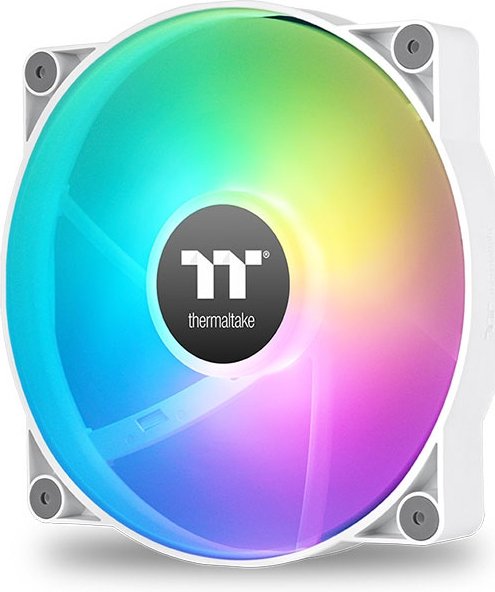 Thermaltake ct200 ventilator 20 cm wit 1 776354 - Thermaltake CT200 ARGB Sync PC Cooling Fan 200mm Case Fan (White)