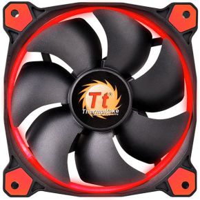 Riing 12 LED Red 120mm Case Fan (Red) - afbeelding 2