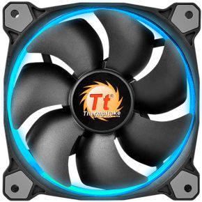 Thermaltake riing 12 hsp ventilator 12 cm 2 orig - Thermaltake Riing 12 RGB 120mm Case Fan 3-Pack (Black)