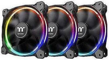 Thermaltake riing plus 12 sync ventilator - Thermaltake Riing 12 LED RGB Radiator Fan Sync 120mm Case Fan (Black)