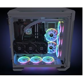 SWAFAN 12 RGB Radiator Fan TT Premium Edition White 120mm Case Fan (White) - afbeelding 6