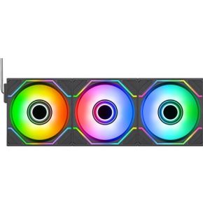Thermaltake SWAFAN 120 EX INFINITY Zwart 3 stuk case fan, productafbeelding 4