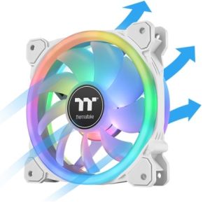 SWAFAN 14 RGB Radiator Fan TT Premium Edition White (3-Pack) - 140mm, 500-2000 RPM, 77.6 CFM - afbeelding 3