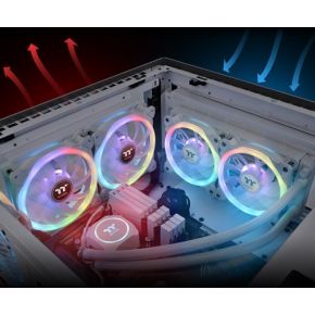 SWAFAN 14 RGB Radiator Fan TT Premium Edition White (3-Pack) - 140mm, 500-2000 RPM, 77.6 CFM - afbeelding 5