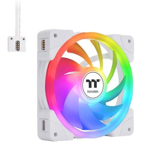 SWAFAN EX12 ARGB Sync White TT Premium Edition 120mm Case Fan (White) - afbeelding 2