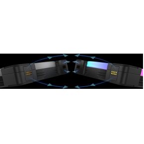 SWAFAN EX14 ARGB Sync PC Cooling Fan TT Premium Edition 140mm Case Fan (Black) - afbeelding 4