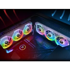 SWAFAN EX14 RGB PC Cooling Fan TT Premium Edition 140mm Case Fan (White) - afbeelding 6