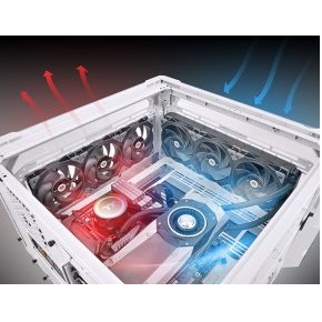 SWAFAN GT12 Black 120mm Case Fan (Black) - afbeelding 3