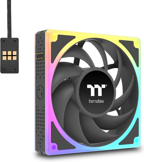 Thermaltake toughfan ex 140 sync ventilato 776726 2 orig - Thermaltake TOUGHFAN EX 140 ARGB Sync PC 140mm Case Fan (Black)