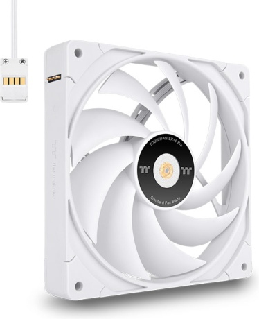 Thermaltake toughfan ex14 pro hsp ventilat 2 orig - Thermaltake TOUGHFAN EX14 Pro White 140mm Case Fan (White)