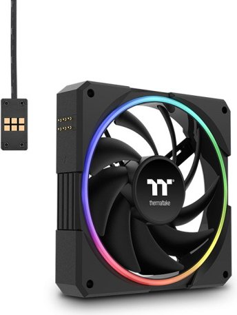 Thermaltake Thermaltake Ts120 Ex Rgb - Ventilator Koeler Voor Pc - 3X120Mm - Pwm 500-2000 Rpm - Modulair - Zwart