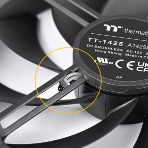 Thermaltake TS140 Black Computer behuizing Luchtkoeler Zwart case fan, productafbeelding 6
