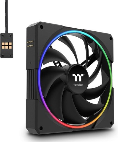 Thermaltake ts140 ex ventilator koeler voo - Thermaltake TS140 EX RGB 140mm Case Fan (Black)
