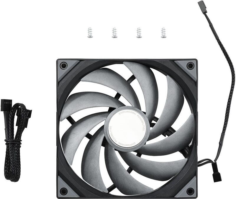Tryx rota pro fan 140mm zwart 6 orig - TRYX F-R140P-NN1M-G0K 140mm Case Fan (zwart)
