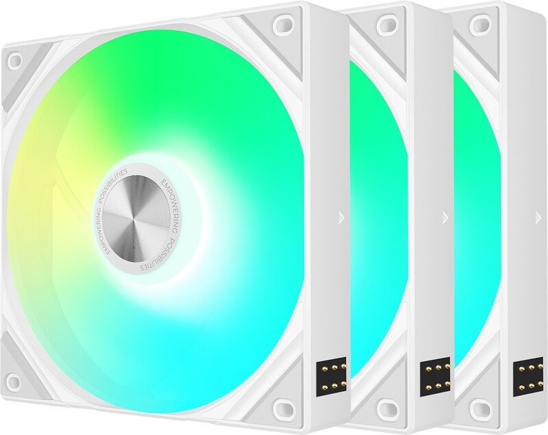 Tryx rota sl fan 120mm 3 pack 895204 - TRYX ROTA SL ARGB 120mm Fan White 3 Pack Case Fan
