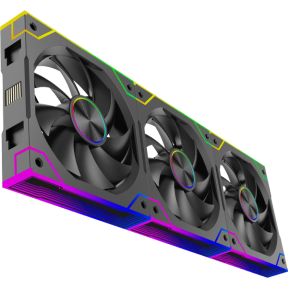 Gaming Series XPF360.ARGB 3-Pack 120mm Case Fan (Black) - afbeelding 2