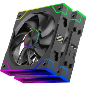 Gaming Series XPF360.ARGB 3-Pack 120mm Case Fan (Black) - afbeelding 4