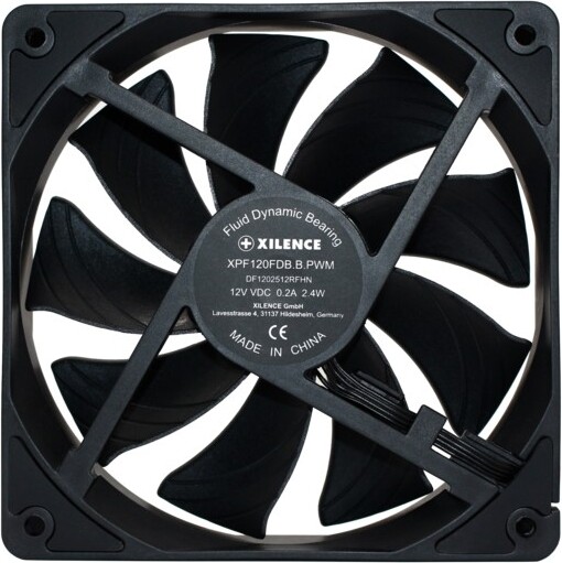 Xilence xpf120x b pwm 120mm pwm fdb 4 orig - Xilence Performance X XPF120X.B.PWM 120mm Fan Case Fan