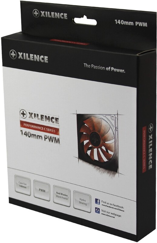 Xilence xpf140 r pwm hardwarekoeling c 2 orig - Xilence Performance C XPF140.R.PWM 140mm Case Fan