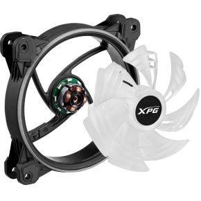 ADATA XPG Hurricane 120 ARGB PWM Black 120mm Case Fan (Black) - afbeelding 2