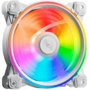 Hurricane 120 ARGB PWM White 120mm Case Fan (White) - afbeelding 2