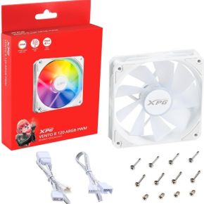 VENTO R 120 ARGB PWM White Reverse Blade 120mm Case Fan (White) - afbeelding 4