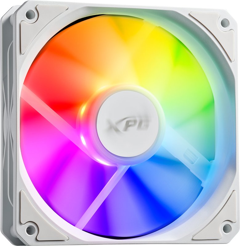 Xpg vento r 120 pwm reverse blade 776344 - XPG VENTO R 120 ARGB PWM White Reverse Blade 120mm Case Fan (White)