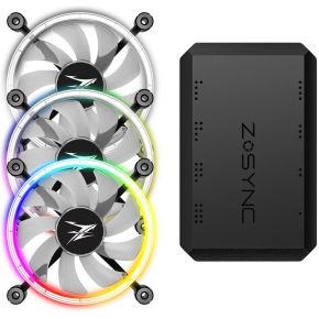 ZM-LF120 ARGB Triple Pack incl. Z-SYNC Controller 120mm Case Fan (Black) - afbeelding 2