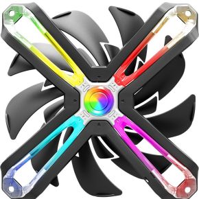 ZM-SF120 High Performance RGB 120mm Case Fan with Biomimetics - afbeelding 2