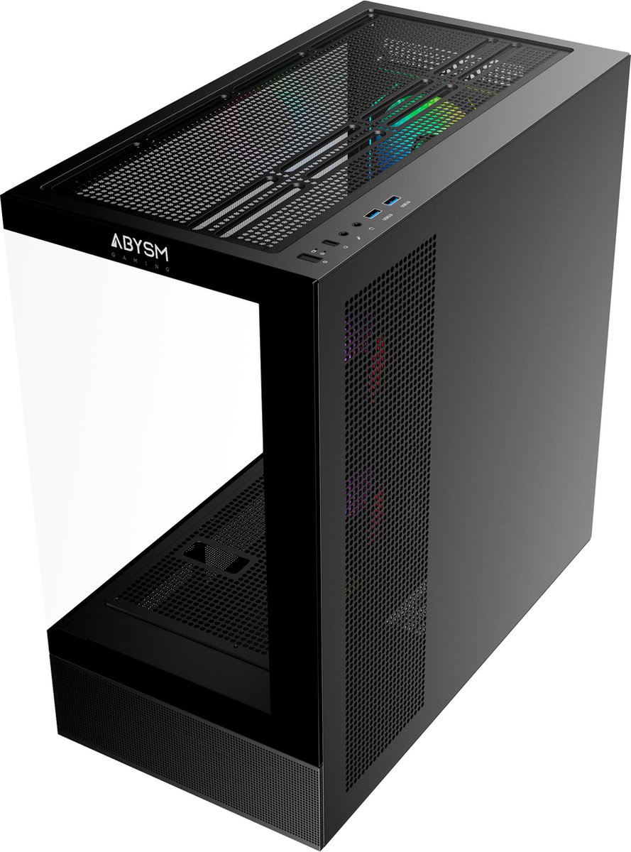 Abysm Danube Sava H400 Prime Tower Zwart behuizing - afbeelding 6