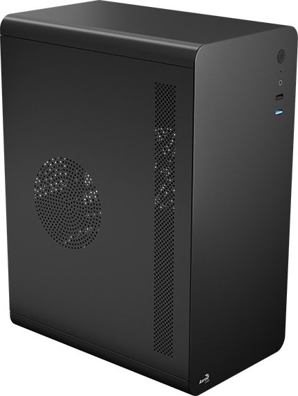 Aerocool cs110 mini tower behuizing 402579 - Aerocool CS-110-S-BK-v1 Behuizing