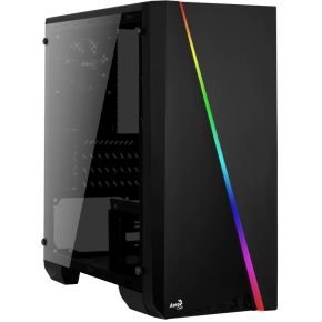 Atx Semi-Tower Box Aerocool Cylonmini Led Rgb Black