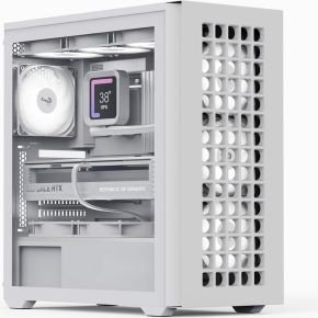 Aerocool D502A Midi Tower Wit behuizing