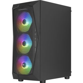 Falcon v2 RGB Midi Tower Behuizing (Zwart) - afbeelding 5