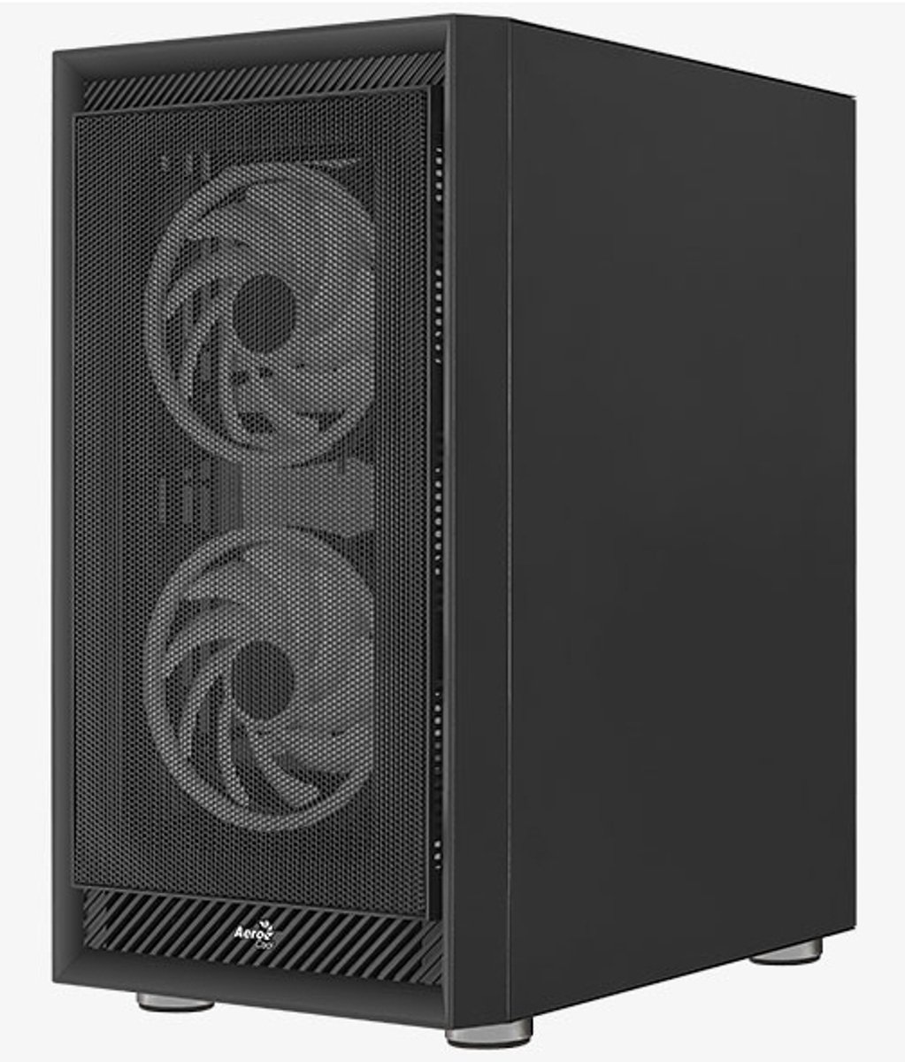 Aerocool Graphite-G-Bk-V2 Midi Tower Zwart behuizing - afbeelding 3