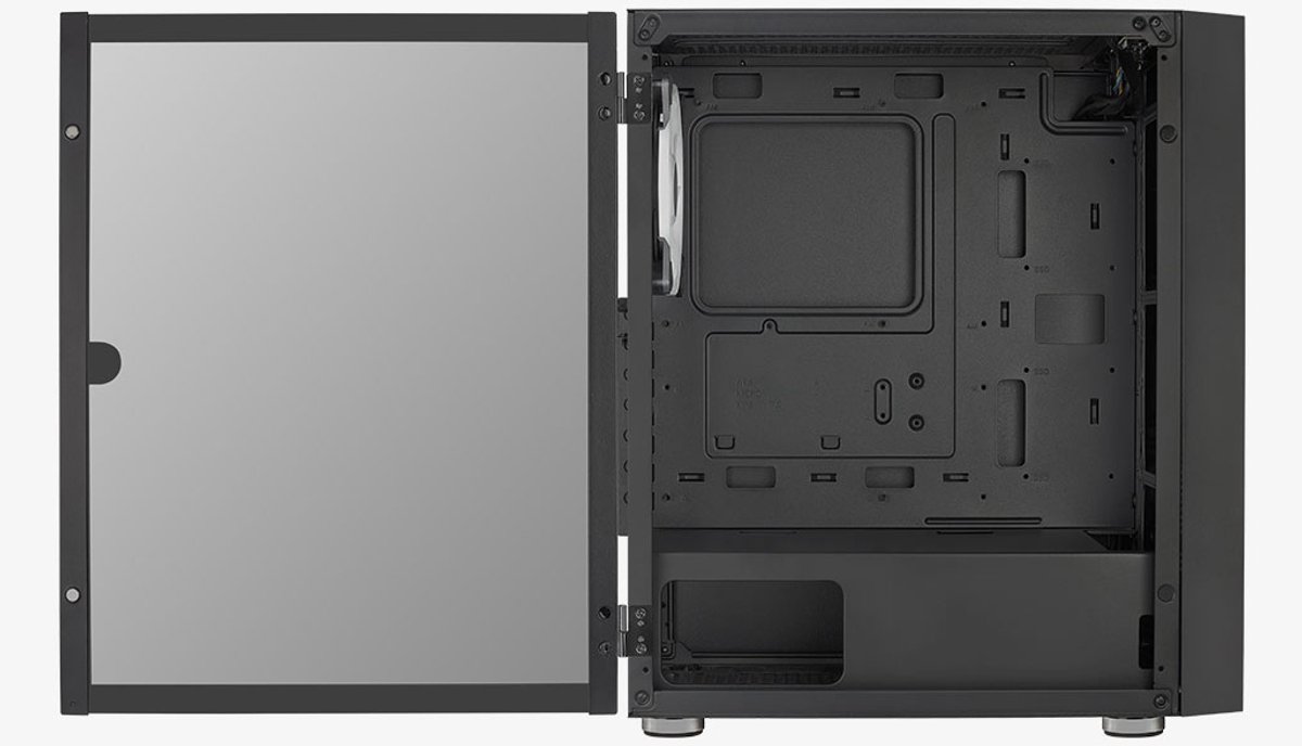 Aerocool Graphite-G-Bk-V2 Midi Tower Zwart behuizing - afbeelding 4