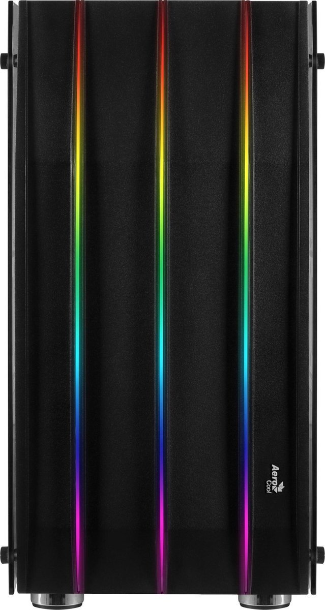 Aerocool Klaw Rgb Zwart (Gehard Glas) - Behuizing Zonder Voeding - Atx-Formaat - afbeelding 2