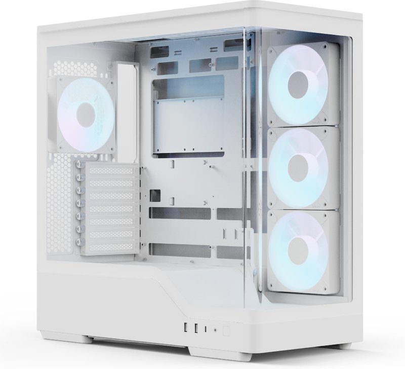 Aerocool p500a computerbehuizing wit - Aerocool P500C Behuizing (White)