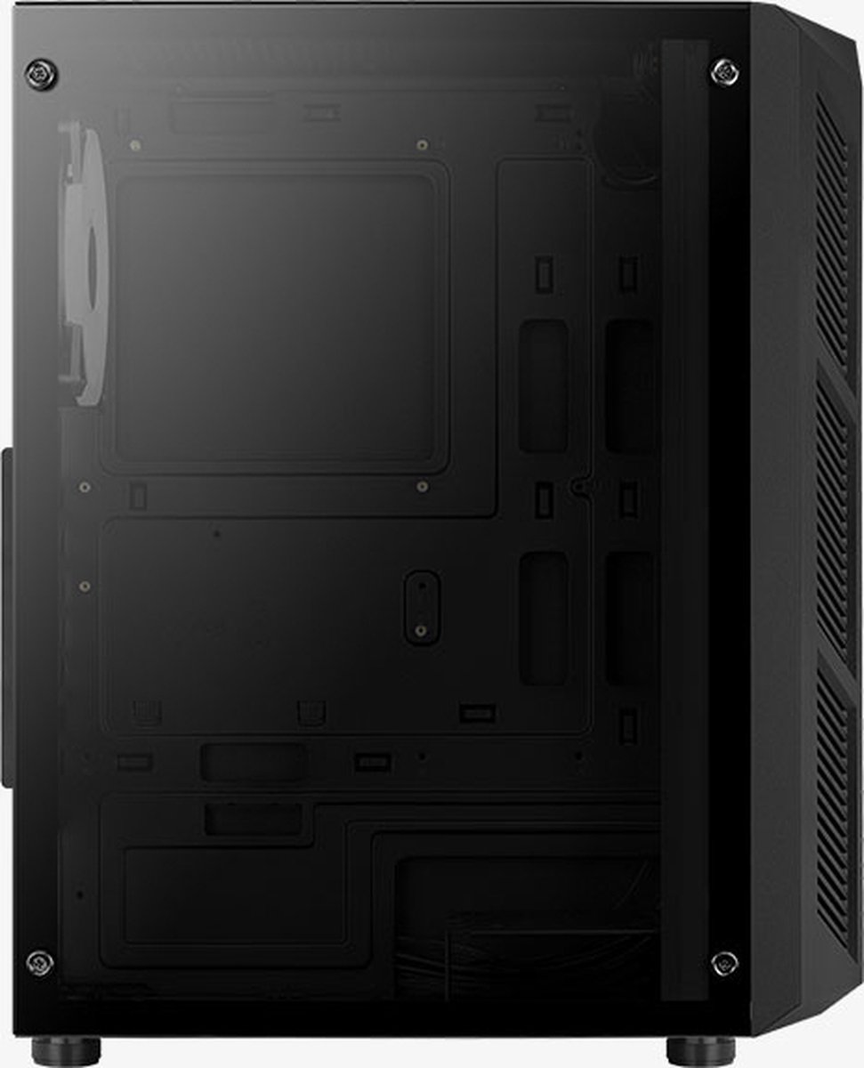 Aerocool Prime-G-Bk-V2 Midi Tower Zwart behuizing - afbeelding 4