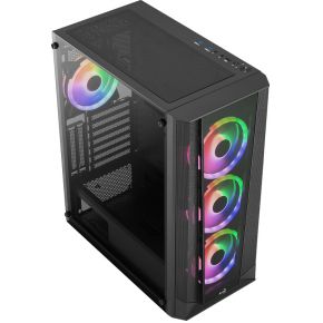 Aerocool Prism Argb Midi Tower Zwart behuizing - afbeelding 2