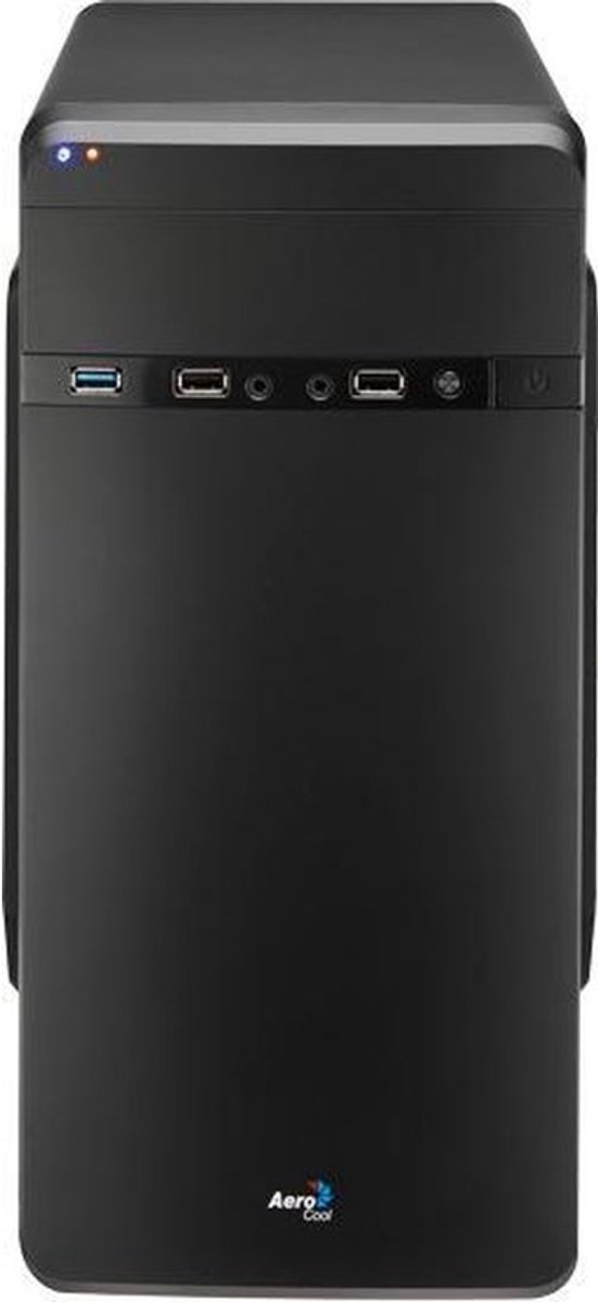 Aerocool Qs-180 Mini Tower Zwart behuizing