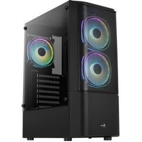 Aerocool Quantum Mesh Midi Tower Zwart behuizing
