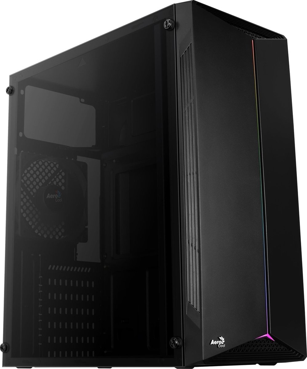 Aerocool Split Midi Tower Zwart behuizing - afbeelding 6